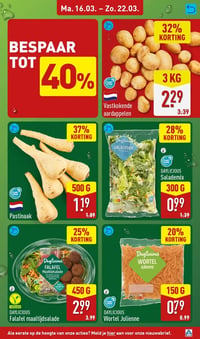 Daylicious Falafel maaltijdsalade aanbieding bij Aldi – geldig van 16.03.2026 t/m 22.03.2026