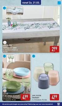 2- of 4-delige glazenset aanbieding bij Aldi – geldig van 16.03.2026 t/m 22.03.2026