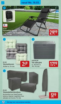 Tuin opbergbox aanbieding bij Aldi – geldig van 16.03.2026 t/m 22.03.2026
