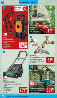 Vuilwaterdompelpomp aanbieding bij Aldi – geldig van 18.02.2026 t/m 22.02.2026