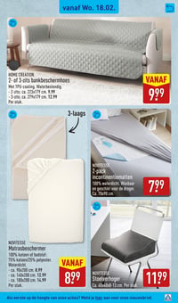 NOVITESSE Matrasbeschermer aanbieding bij Aldi – geldig van 18.02.2026 t/m 22.02.2026