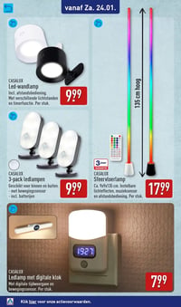 CASALUX Accu-ledlamp aanbieding bij Aldi – geldig van 24.01.2026 t/m 25.01.2026