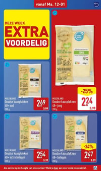 MOLENLAND Goudse kaasplakken 48+ jong aanbieding bij Aldi – geldig van 19.01.2026 t/m 25.01.2026