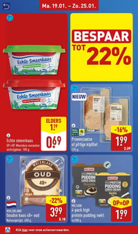 MOLENLAND Goudse kaas 48+ oud aanbieding bij Aldi – geldig van 19.01.2026 t/m 25.01.2026