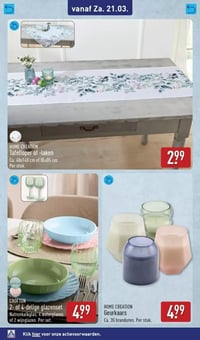 Tafelloper of -laken aanbieding bij Aldi – geldig van 20.03.2026 t/m 22.03.2026