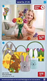 Bouwset boeket aanbieding bij Aldi – geldig van 20.03.2026 t/m 22.03.2026