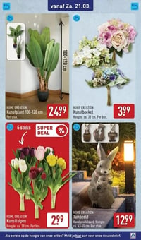 Kunstboeket aanbieding bij Aldi – geldig van 20.03.2026 t/m 22.03.2026