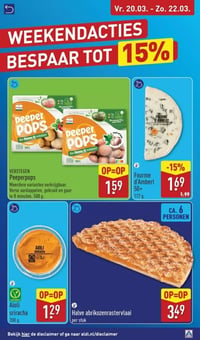 Peeperpops aanbieding bij Aldi – geldig van 20.03.2026 t/m 22.03.2026