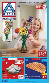 Halve abrikozenrastervlaai aanbieding bij Aldi – geldig van 20.03.2026 t/m 22.03.2026