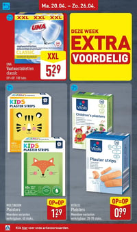 MULTINORM Pleisters aanbieding bij Aldi – geldig van 20.04.2026 t/m 26.04.2026