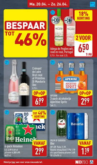 APERINI 3-pack alcoholvrije Aperitivo Spritz aanbieding bij Aldi – geldig van 20.04.2026 t/m 26.04.2026