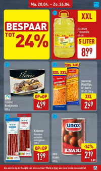UNOX Knaks aanbieding bij Aldi – geldig van 20.04.2026 t/m 26.04.2026
