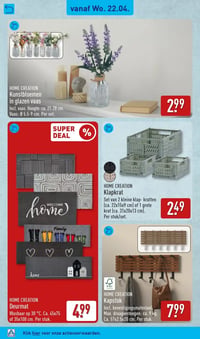 Kapstok aanbieding bij Aldi – geldig van 20.04.2026 t/m 26.04.2026