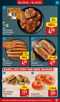BBQ Gemarineerde procureurlapjes aanbieding bij Aldi – geldig van 20.04.2026 t/m 26.04.2026
