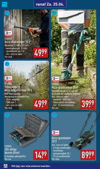 Accu-grasmaaier 20 V aanbieding bij Aldi – geldig van 20.04.2026 t/m 26.04.2026