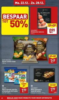 GOURMET Oliebollen bakmix aanbieding bij Aldi – geldig van 22.12.2025 t/m 28.12.2025
