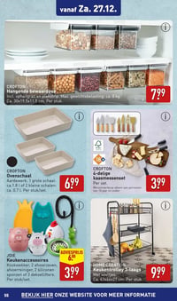CROFTON Hangende bewaardoos aanbieding bij Aldi – geldig van 22.12.2025 t/m 28.12.2025
