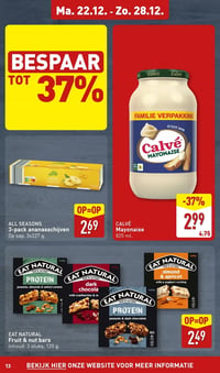 ALL SEASONS 3-pack ananasschijven aanbieding bij Aldi – geldig van 22.12.2025 t/m 28.12.2025
