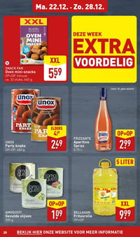 UNOX Party knaks aanbieding bij Aldi – geldig van 22.12.2025 t/m 28.12.2025