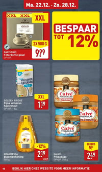 GRANDESSA Bloemenhoning aanbieding bij Aldi – geldig van 22.12.2025 t/m 28.12.2025
