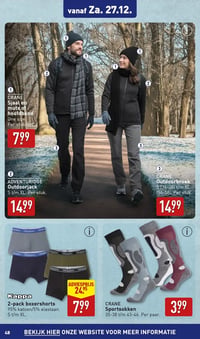 CRANE Sportsokken aanbieding bij Aldi – geldig van 22.12.2025 t/m 28.12.2025