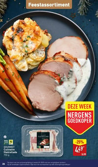 GOURMET Culinaire filetrollade aanbieding bij Aldi – geldig van 22.12.2025 t/m 28.12.2025