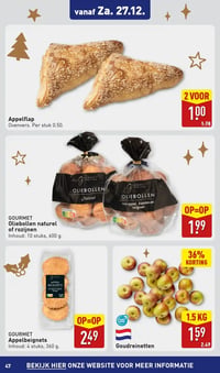 Goudreinetten aanbieding bij Aldi – geldig van 22.12.2025 t/m 28.12.2025