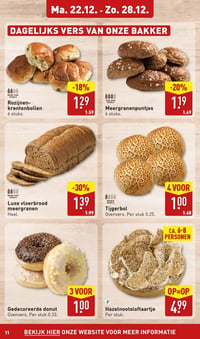 Hazelnootsloftaartje aanbieding bij Aldi – geldig van 22.12.2025 t/m 28.12.2025