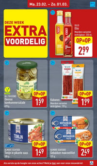 Kabanos aanbieding bij Aldi – geldig van 23.02.2026 t/m 01.03.2026