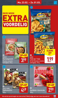 Aardbeien-cheesecake aanbieding bij Aldi – geldig van 23.02.2026 t/m 01.03.2026