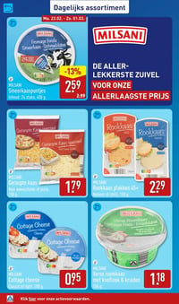 Smeerkaaspuntjes aanbieding bij Aldi – geldig van 23.02.2026 t/m 01.03.2026