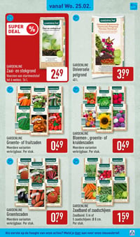 Universele potgrond aanbieding bij Aldi – geldig van 23.02.2026 t/m 01.03.2026