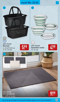 Wasmand aanbieding bij Aldi – geldig van 25.02.2026 t/m 01.03.2026
