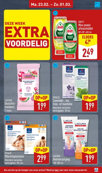 LACURA Voetverzorging 100-200 ml. aanbieding bij Aldi – geldig van 23.02.2026 t/m 01.03.2026