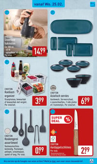 Koelkast-organizer aanbieding bij Aldi – geldig van 23.02.2026 t/m 01.03.2026