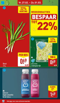 INNOCENT Super smoothie aanbieding bij Aldi – geldig van 23.02.2026 t/m 01.03.2026