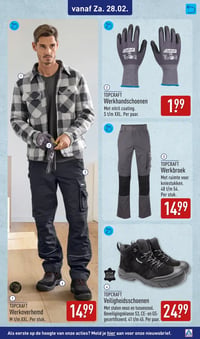 Werkhandschoenen aanbieding bij Aldi – geldig van 23.02.2026 t/m 01.03.2026
