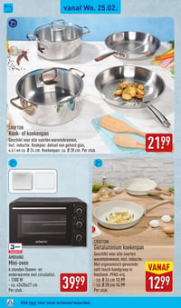 Kook- of koekenpan aanbieding bij Aldi – geldig van 23.02.2026 t/m 01.03.2026