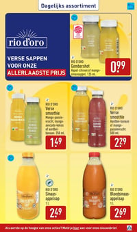 RIO D'ORO Bloedsinaasappelsap 1 L. aanbieding bij Aldi – geldig van 23.03.2026 t/m 29.03.2026