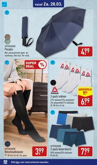 3-pack boxershorts aanbieding bij Aldi – geldig van 23.03.2026 t/m 29.03.2026