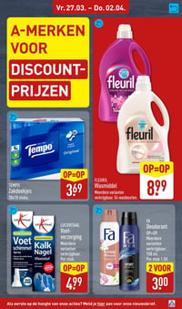 Fleuril Wasmiddel aanbieding bij Aldi – geldig van 27.03.2026 t/m 02.04.2026