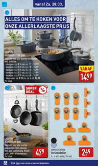 CROFTON Aluminium pan aanbieding bij Aldi – geldig van 23.03.2026 t/m 29.03.2026