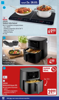 AMBIANO Dubbele inductieplaat aanbieding bij Aldi – geldig van 28.03.2026 t/m 29.03.2026