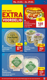 Kruidencrème met verse kruiden aanbieding bij Aldi – geldig van 23.03.2026 t/m 29.03.2026