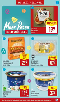 CUCINA Mascarpone aanbieding bij Aldi – geldig van 23.03.2026 t/m 29.03.2026