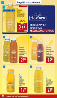 RIO D'ORO Vers sinaasappel-banaansap 1 L. aanbieding bij Aldi – geldig van 23.03.2026 t/m 29.03.2026