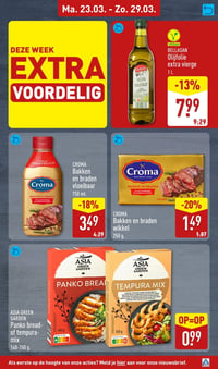 CROMA Bakken en braden wikkel 250 g aanbieding bij Aldi – geldig van 23.03.2026 t/m 29.03.2026