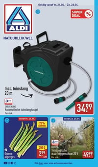 Groene asperges aanbieding bij Aldi – geldig van 24.04.2026 t/m 26.04.2026