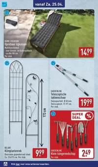 HOME CREATION Oprolbaar ligkussen aanbieding bij Aldi – geldig van 24.04.2026 t/m 26.04.2026