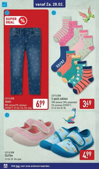 Sloffen aanbieding bij Aldi – geldig van 25.02.2026 t/m 01.03.2026